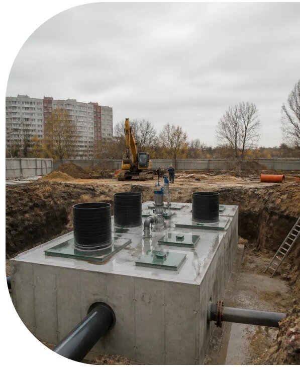 Канализационная насосная станция в Минеральных Воде от 258950 р. | АПаруса-Мнр